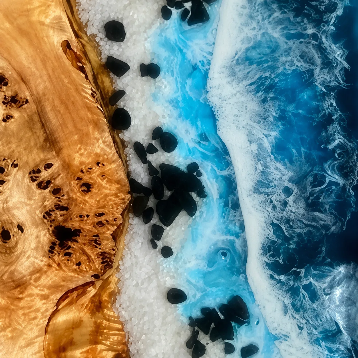 Sea Wave resin style
